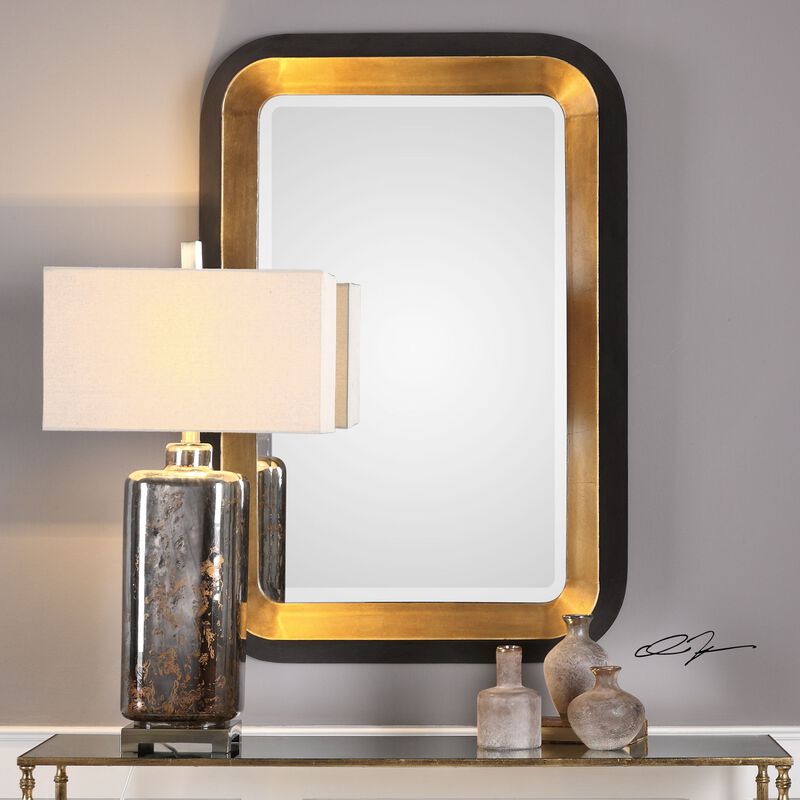 Uttermost Niva Metallic Gold Wall Mirror image number 3